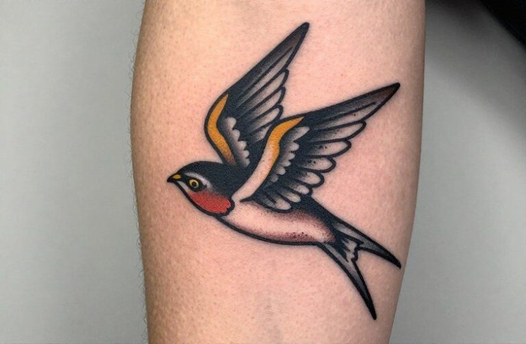 American Traditional Swallow Tattoos: Style Guide