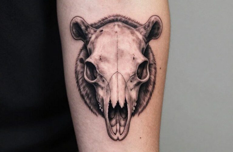 Bear Skull Tattoo Meaning: Strength, Cycles & Wild Resilience