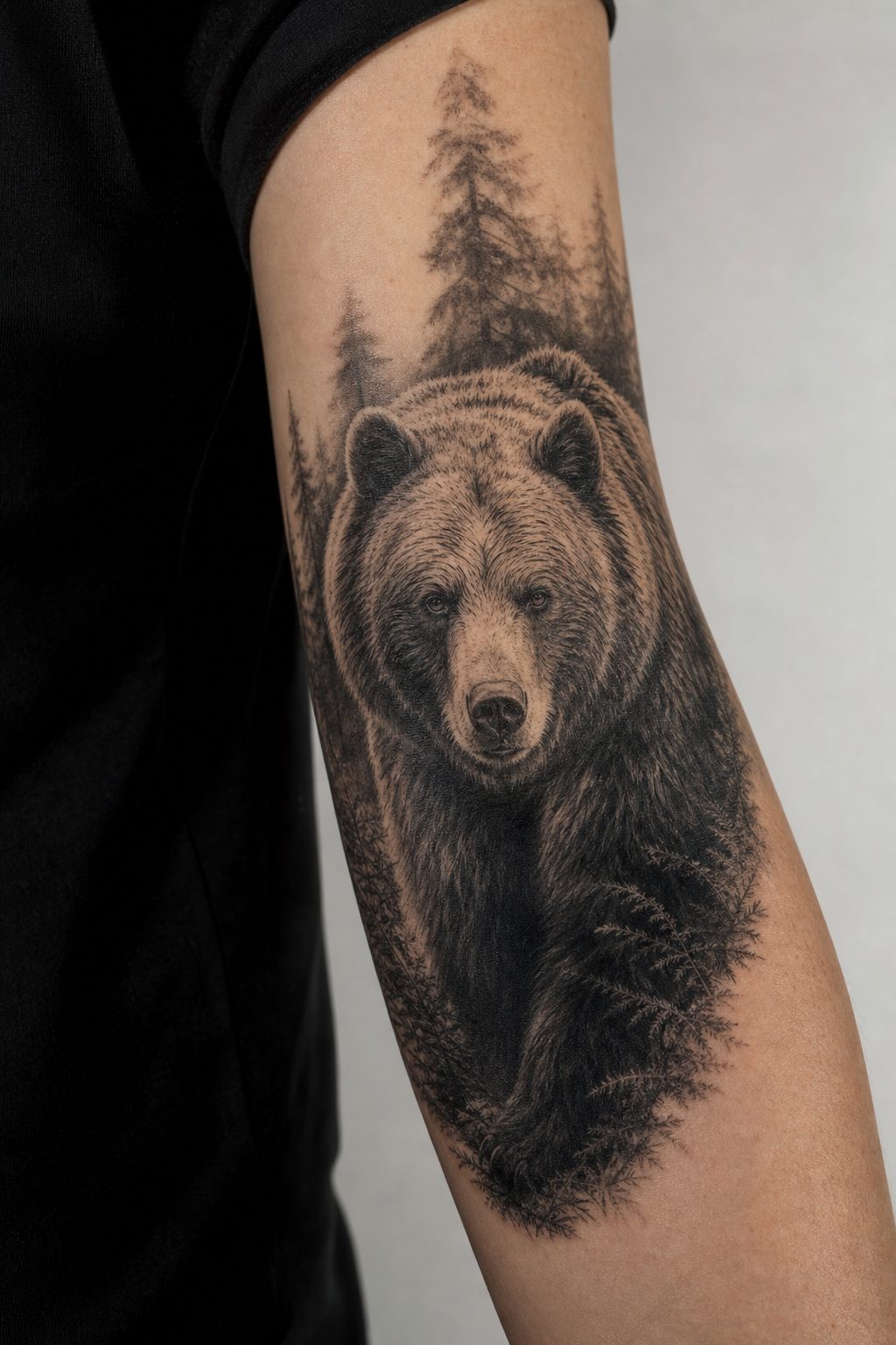 Bear Tattoo Meaning: Strength, Solitude & Protective Instinct