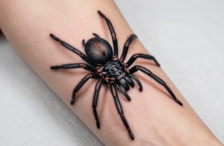 Black Widow Spider Tattoo Meaning: Danger, Power, and Dark Feminine Energy