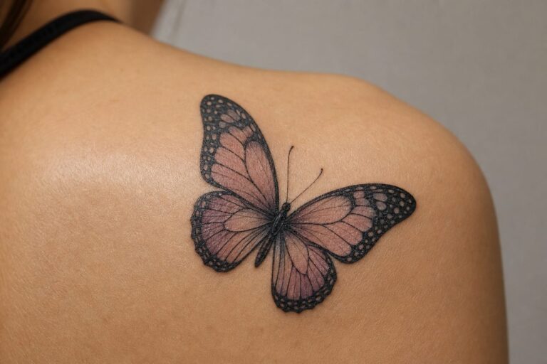 Butterfly Tattoo Meaning: Transformation, Freedom & Fragility
