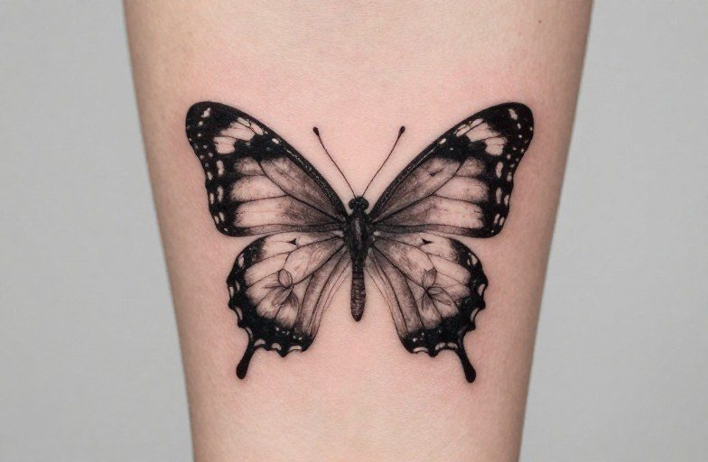 Butterfly With Flowers Tattoo: Symbolism, Style & Longevity