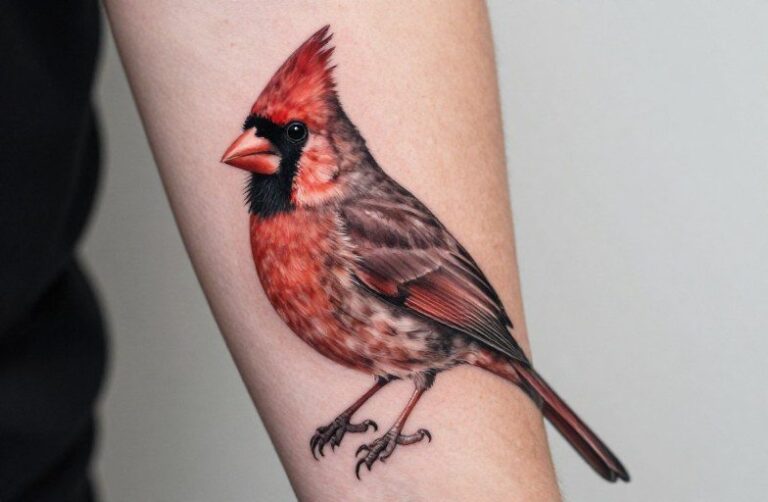 Cardinal Bird Tattoo Meaning: Symbolism, Color & Design Guide