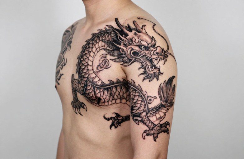 Chinese Dragon Tattoo Meaning: Power, Luck & Transformation