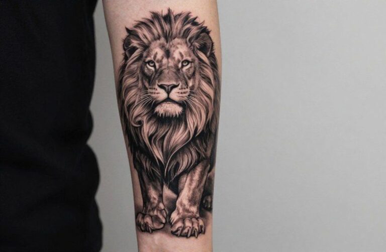 Chinese Lion Tattoo Meaning: Protection, Power & Placement