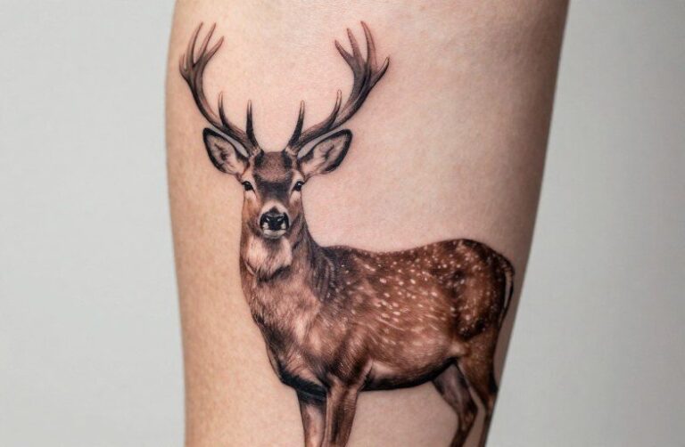 Deer Tattoo Meaning: Grace, Survival, and Quiet Strength