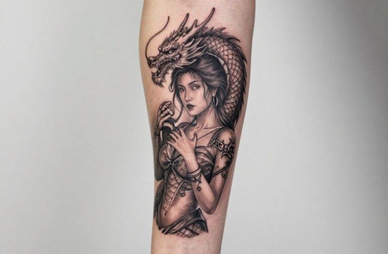 Dragon Tattoo Meaning On A Woman: Power, Myth, and Ink