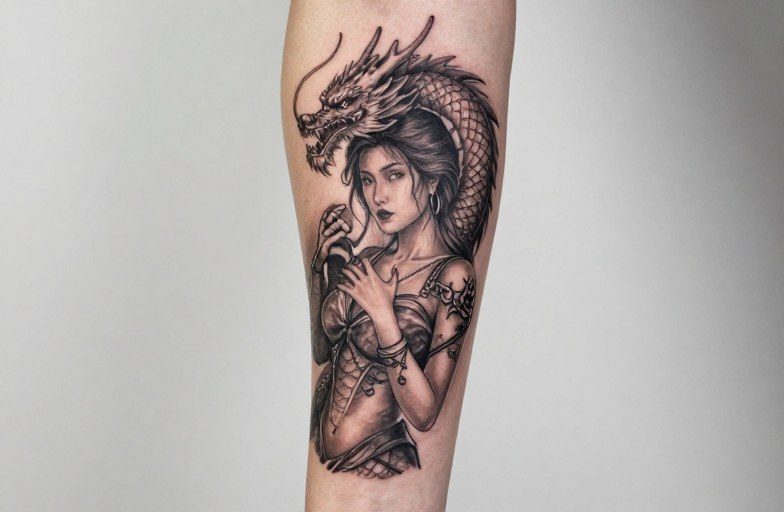 Dragon Tattoo Meaning On A Woman: Power, Myth, and Ink