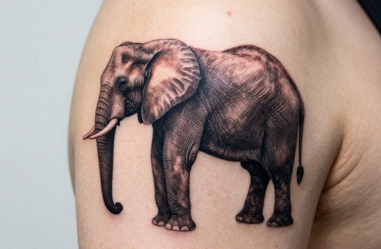 Elephant Tattoo Symbolism: Memory, Family, and Quiet Strength