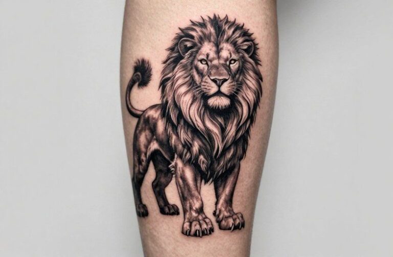 Iron Lion Ri Tattoo Meaning: Strength, Faith & Identity