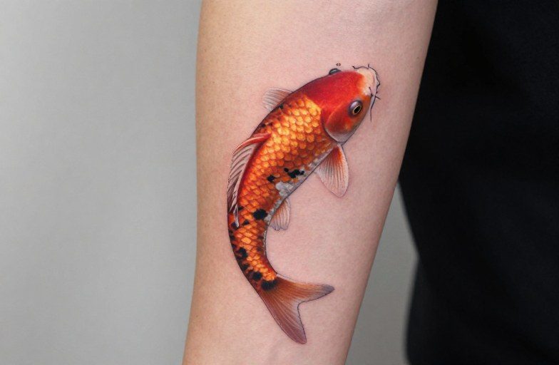 Koi Carp Tattoo Meaning: Luck, Strength & Perseverance
