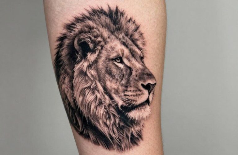 Lion Profile Tattoo Meaning: Power, Pride & Placement