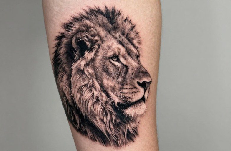 Lion Profile Tattoo Meaning: Power, Pride & Placement