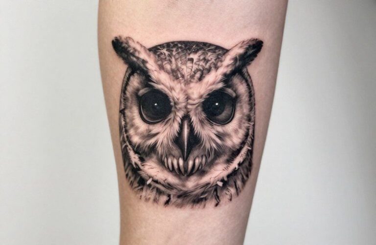 Owl Skull Tattoo Meaning: Death, Wisdom, and Transformation