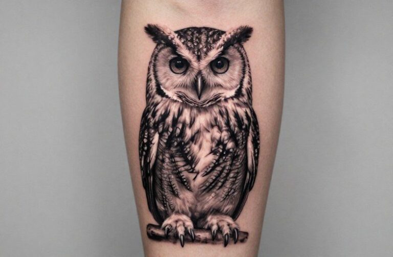 Owl Tat Tattoo Meaning: Symbolism, Placement, and Longevity