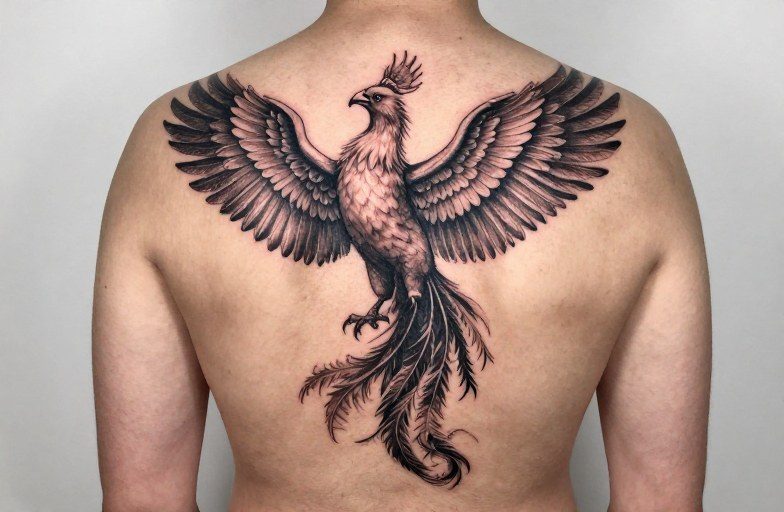 Phoenix Bird Back Tattoo Meaning: Symbolism & Style Guide