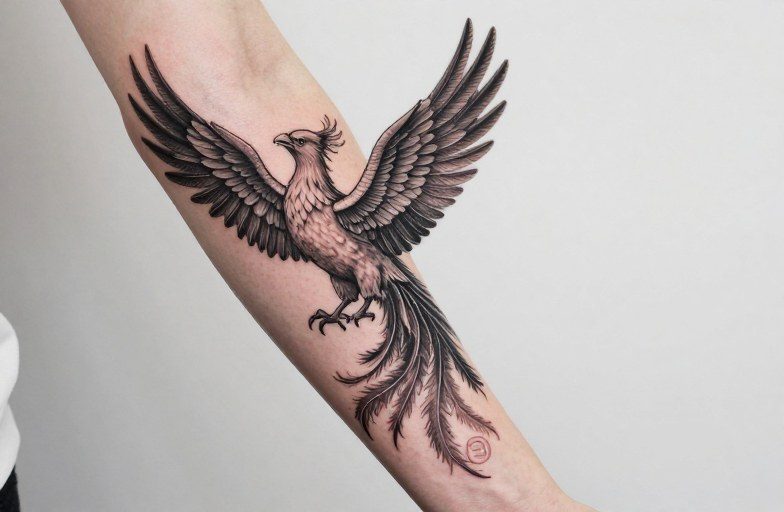 phoenix-bird-sleeve-tattoo-meaning-rebirth-on-skin
