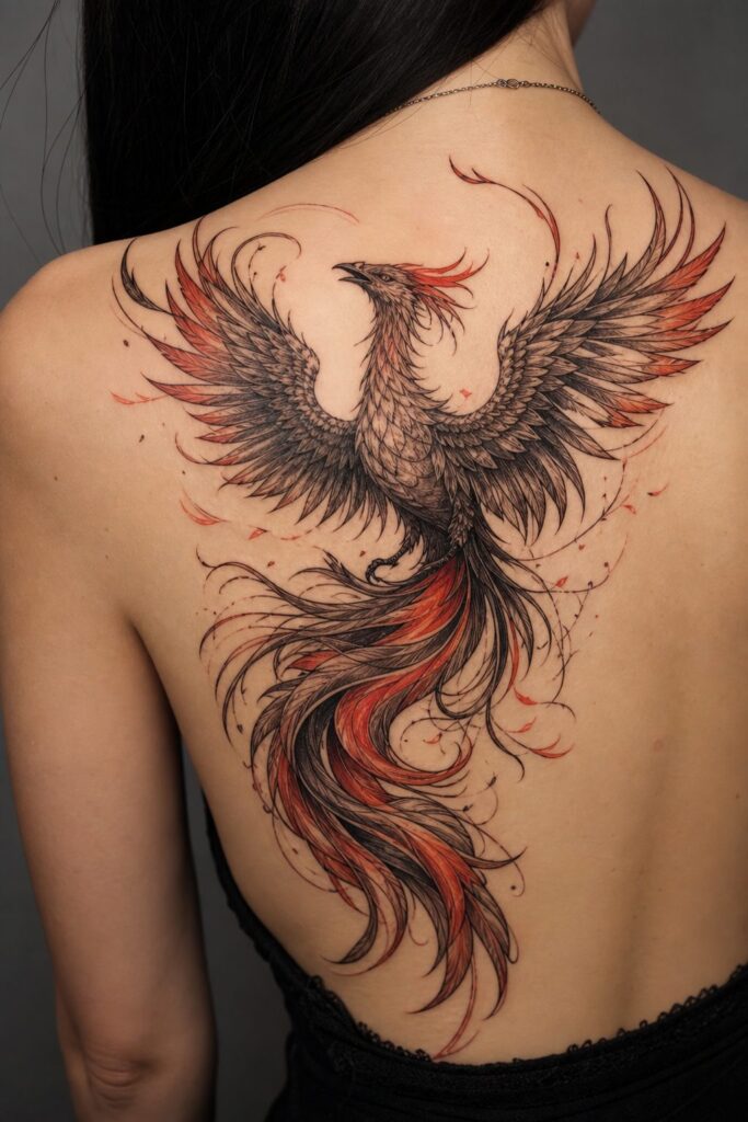 Phoenix Drawing Tattoo Meaning: Rebirth, Fire & Ink