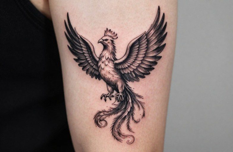 Phoenix Easy Tattoo Ideas