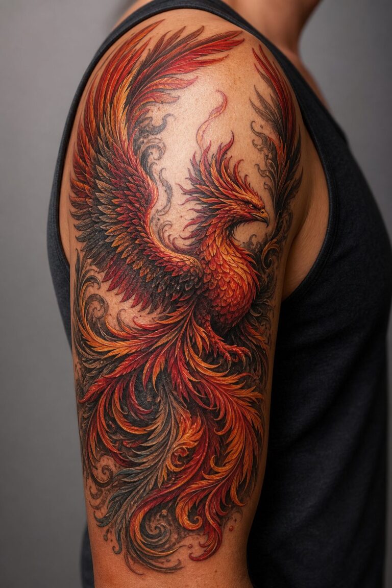 Phoenix Tattoo Meaning: Rebirth, Fire, and Resilience