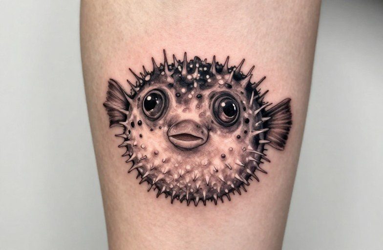 Puffer Fish Tattoo Meaning: Defense, Adaptation & Playful Edge