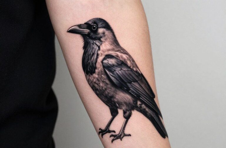 Realistic Crow Tattoos: Complete Style Guide