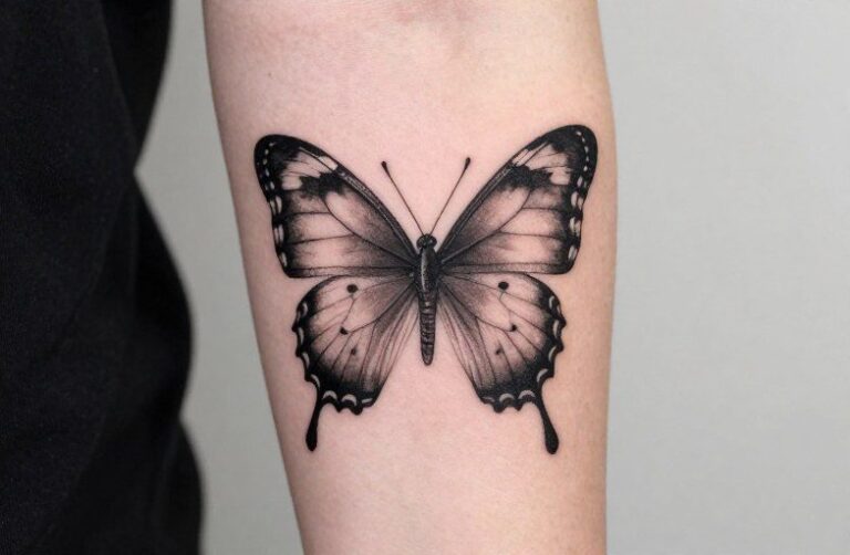 Rose With A Butterfly Tattoo Meaning: Symbolism & Design Guide