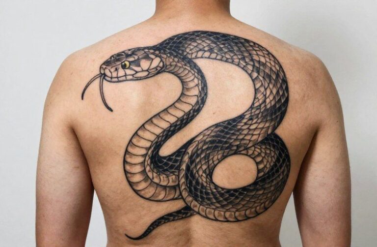 Snake Japanese Meaning Back Tattoo: Symbolism & Placement Guide