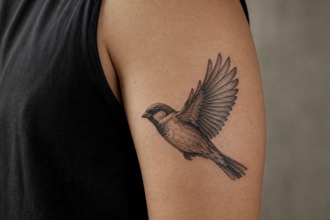 Sparrow Tattoo Significance: Loyalty, Freedom, and Resilience
