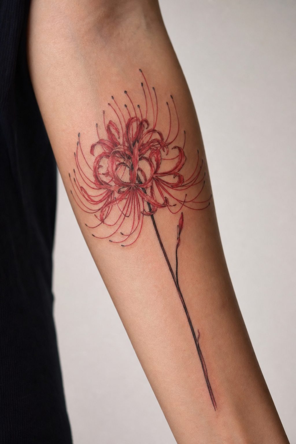Spider Lily Tattoo Meaning: Finality, Memory, and Rebirth