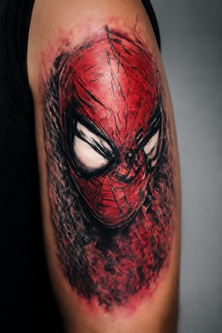 Spider Man Tattoo Meaning: Heroism, Responsibility & Geek Pride