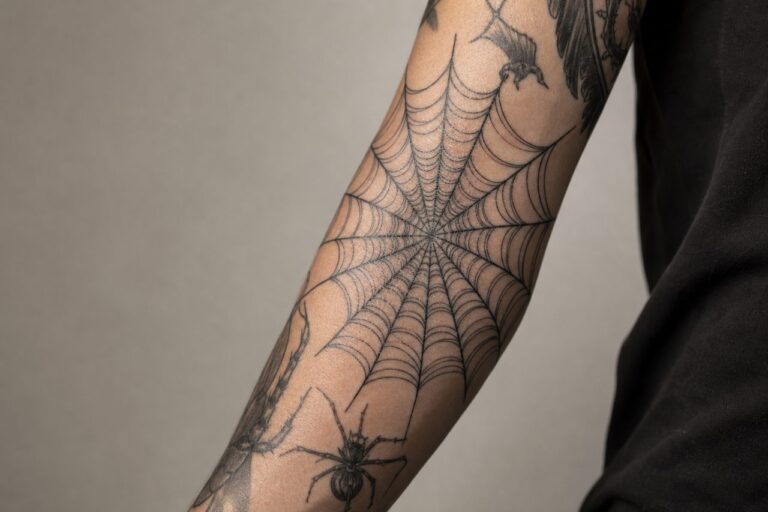 Spider Web Tattoo Significance: Meaning, History & Design
