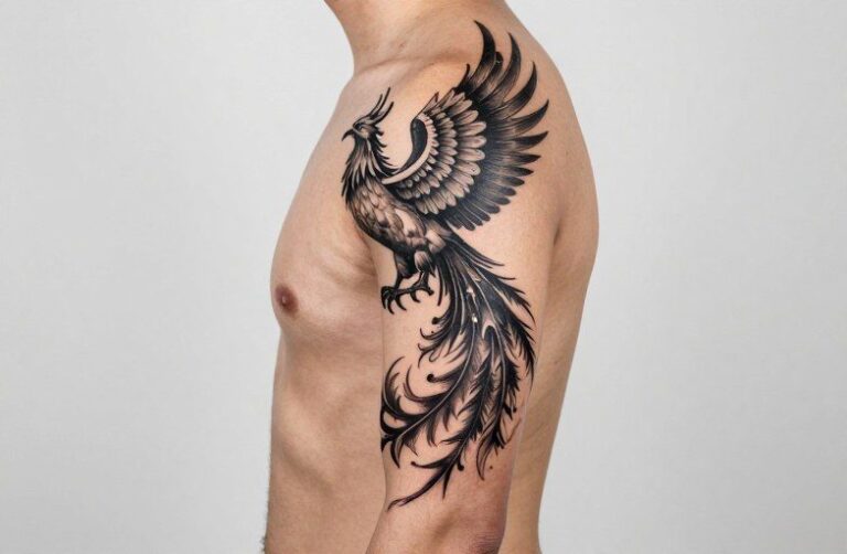 Tribal Phoenix Tattoo Meaning: Fire, Rebirth & Bold Design