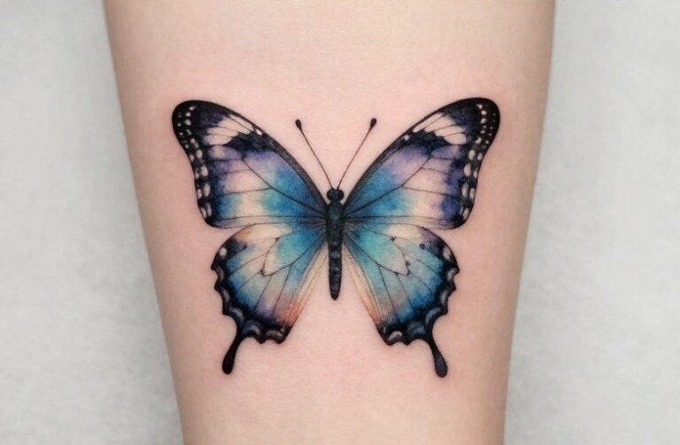 Watercolor Butterfly Tattoos: Style Guide