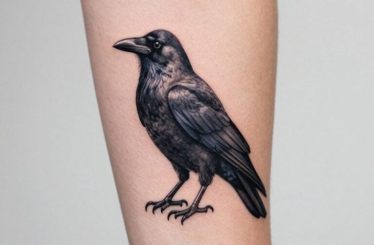 What Does A Crow Tattoo Mean: Symbolism, Aging & Placement