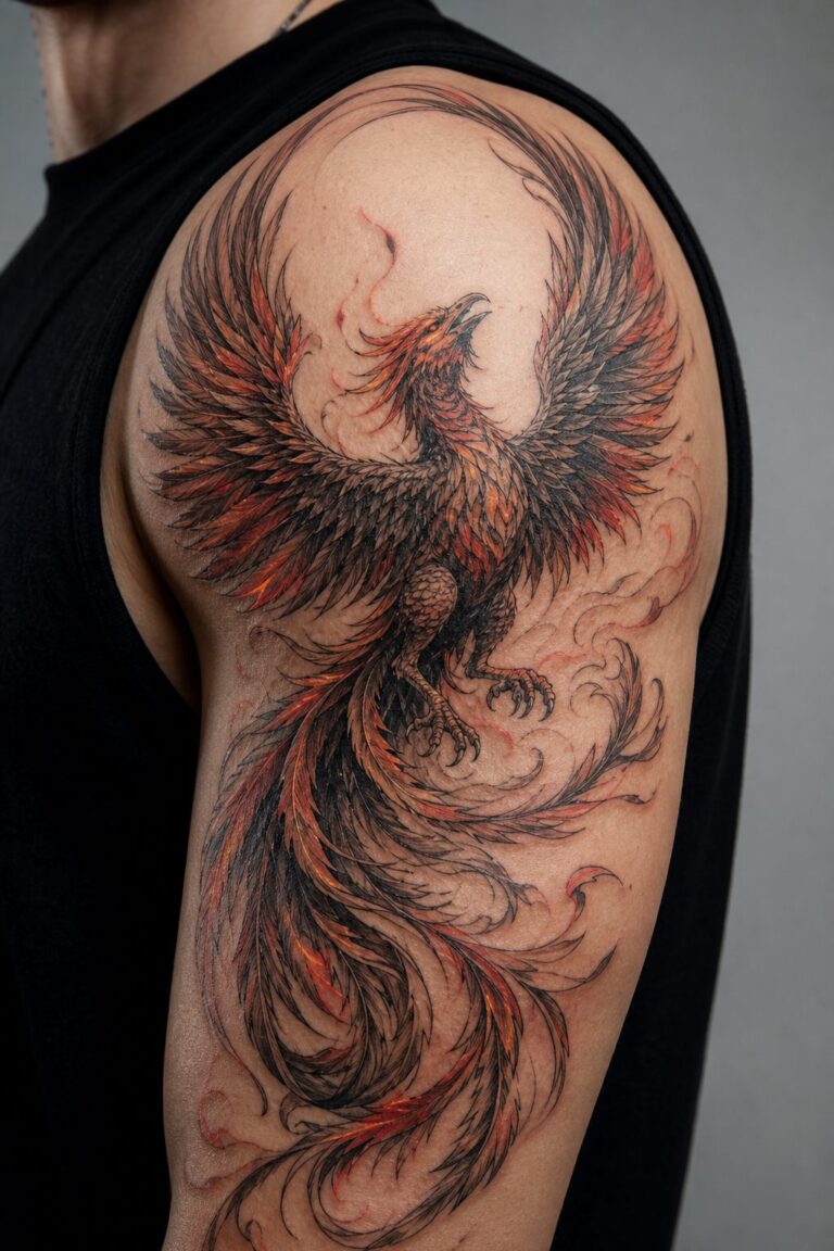 What Does A Phoenix Represent Tattoo Meaning: Symbolism & Style