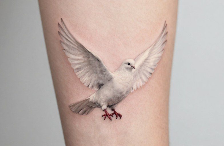 White Dove Tattoo Meaning: Peace, Grief & New Beginnings