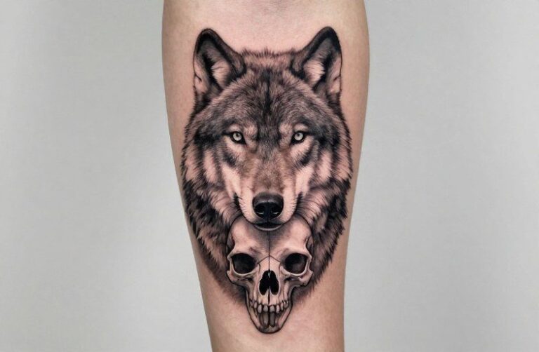 Wolf And Skull Tattoo Meaning: Symbolism, Styles & Design Tips