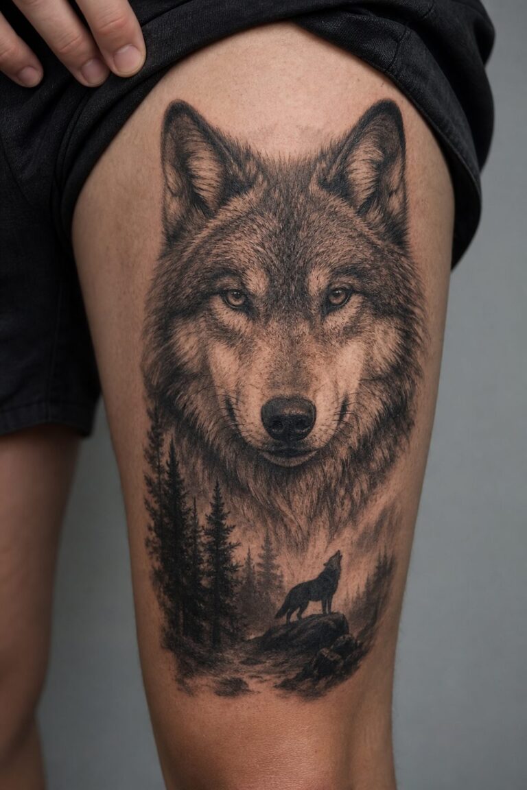 Wolf Tattoo Meaning: Loyalty, Instinct & Wild Spirit