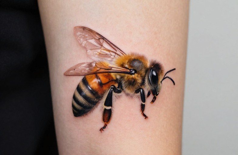 honey-bee-tattoo-meaning