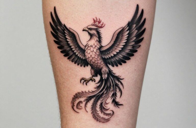 Phoenix Vector Tattoo Meaning: Symbolism, Styles & Placement
