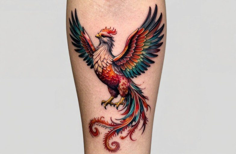 realistic-phoenix-tattoo-designs
