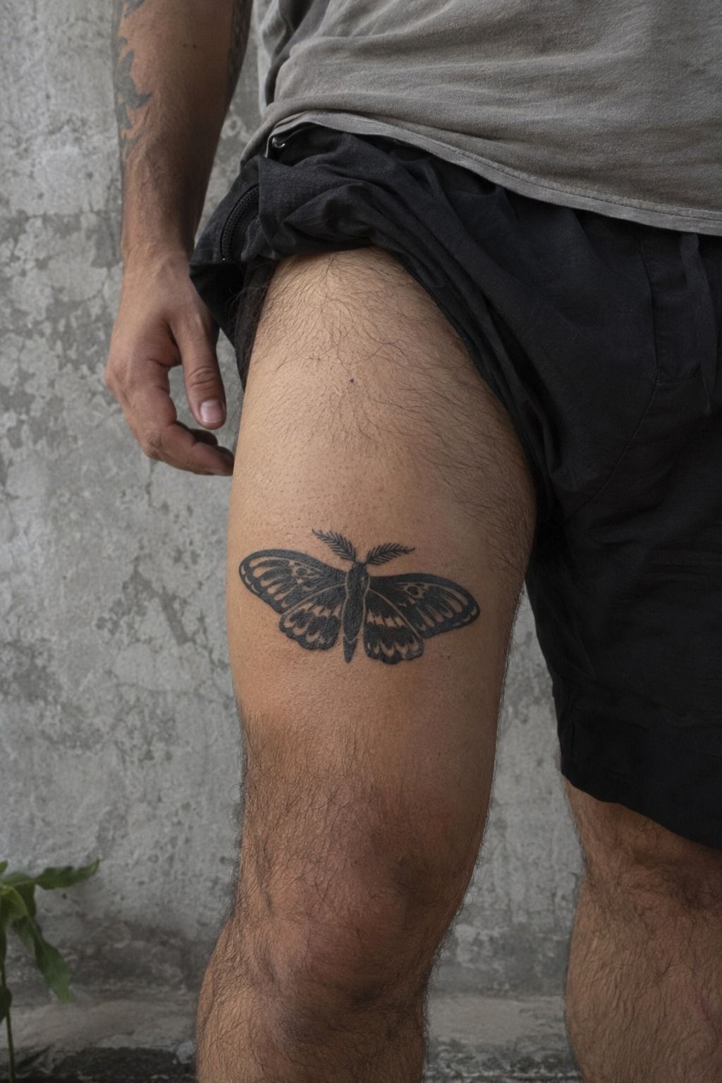 Select A Bold Blackwork Small Moth Tattoo: The Ink-Weight Test