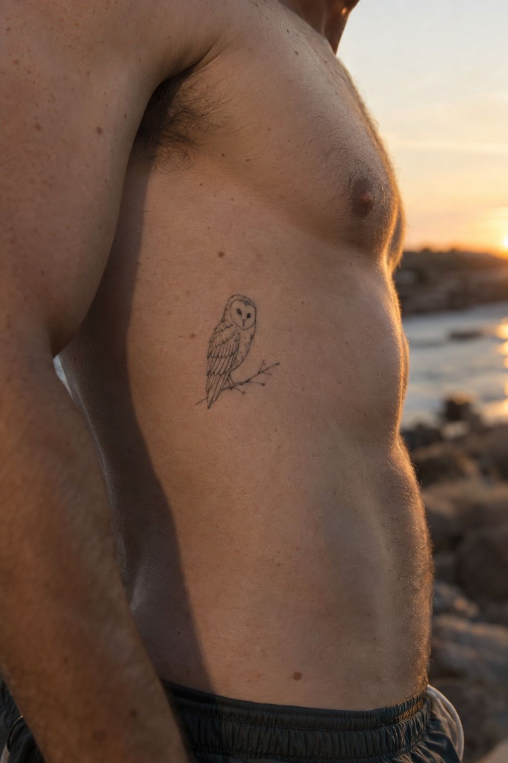 Build Small Owl Tattoos With Fine Linework