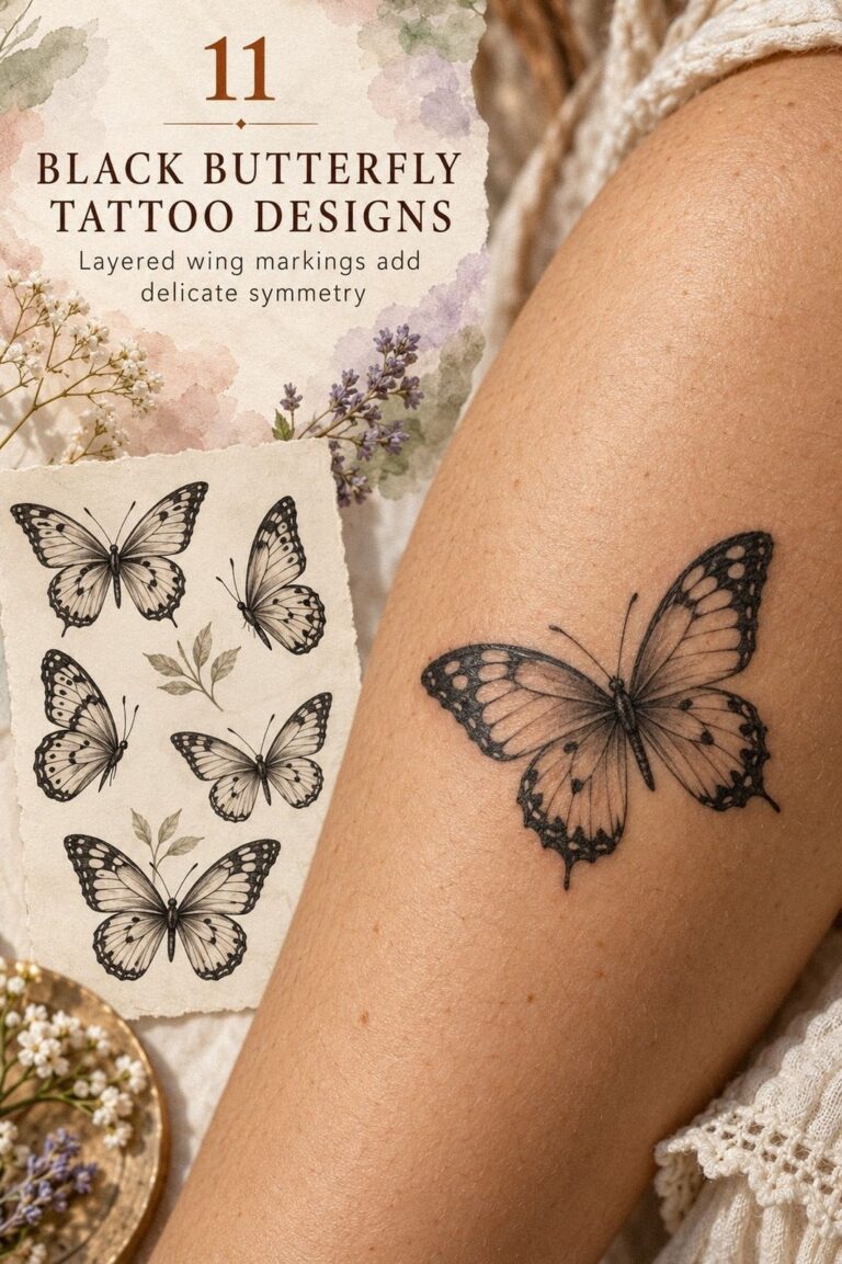 How to Create a Black Butterfly Tattoo That Fits Your Budget