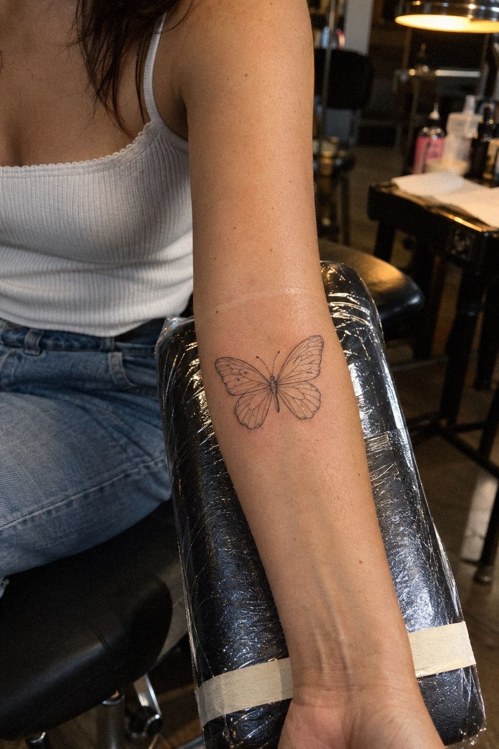 Which Fine Line Butterfly Arm Idea Fits You?