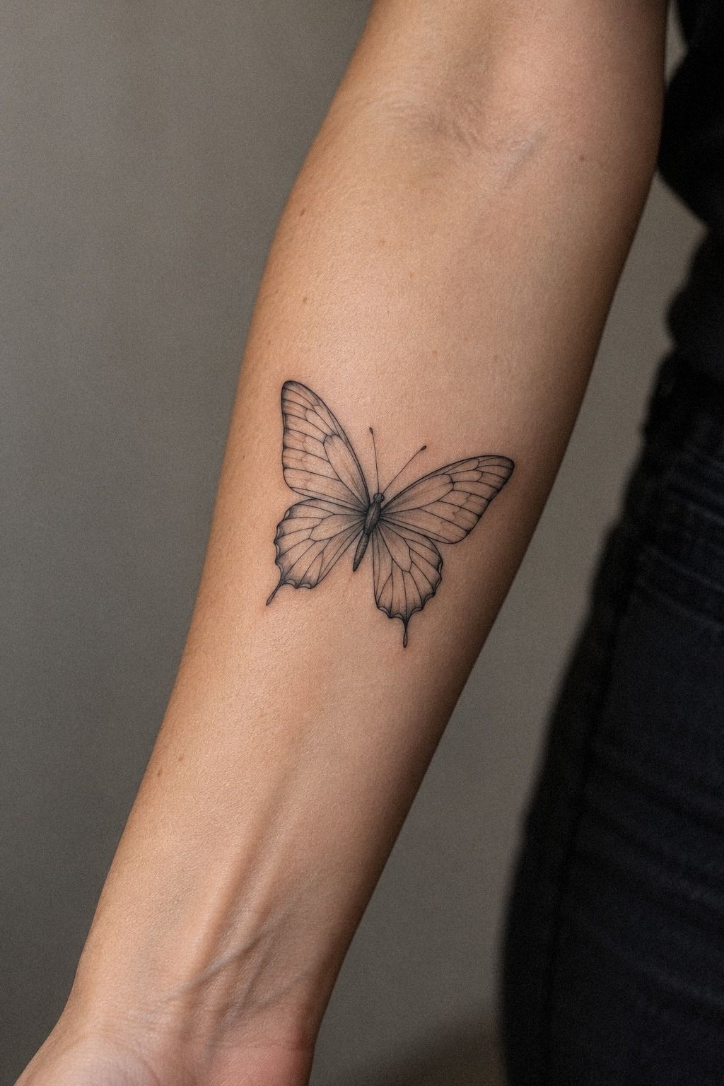 Keep a Minimal Forearm Butterfly Clear