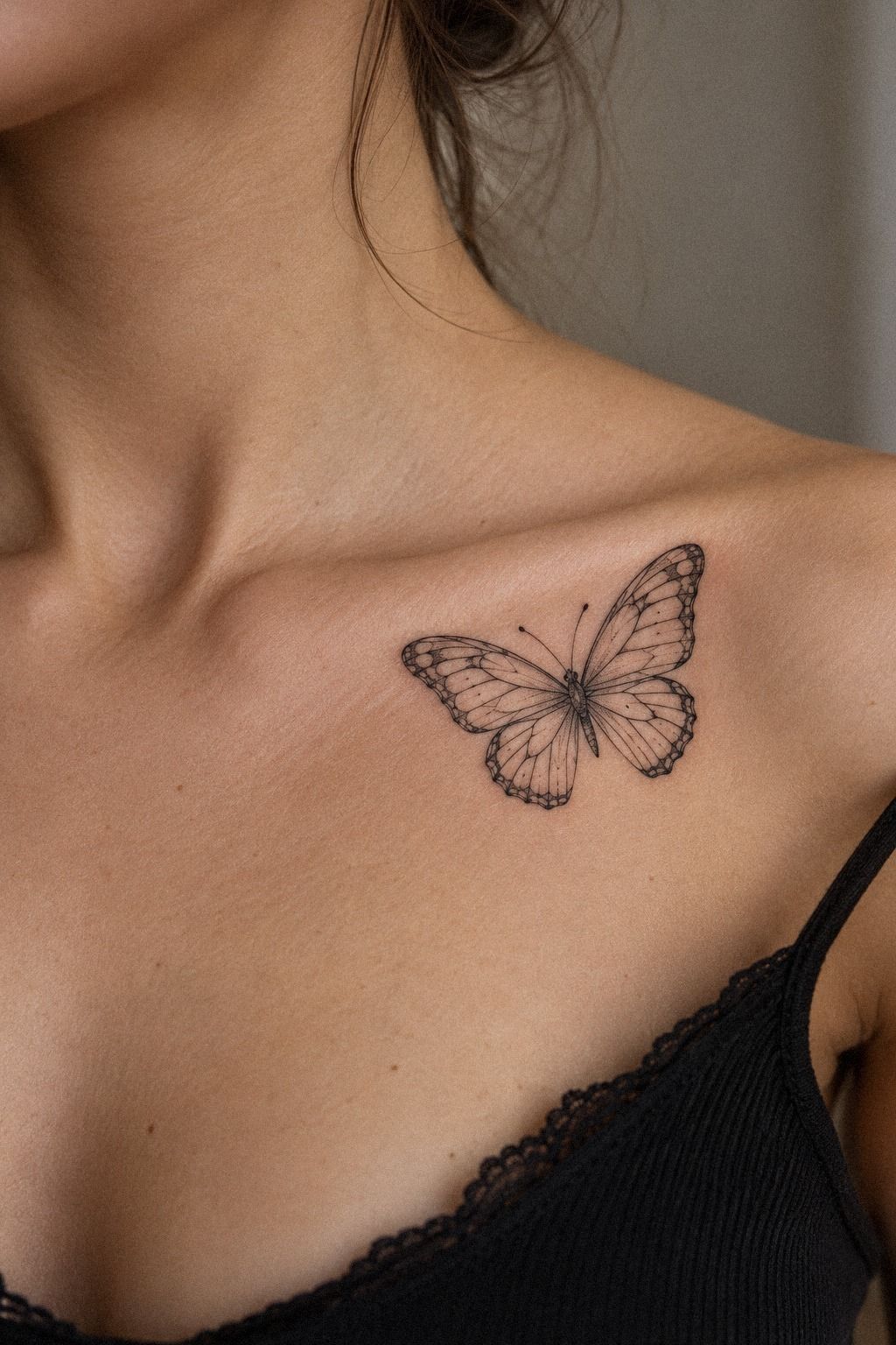 The Rib Curve Method for a Unique Fine Line Butterfly