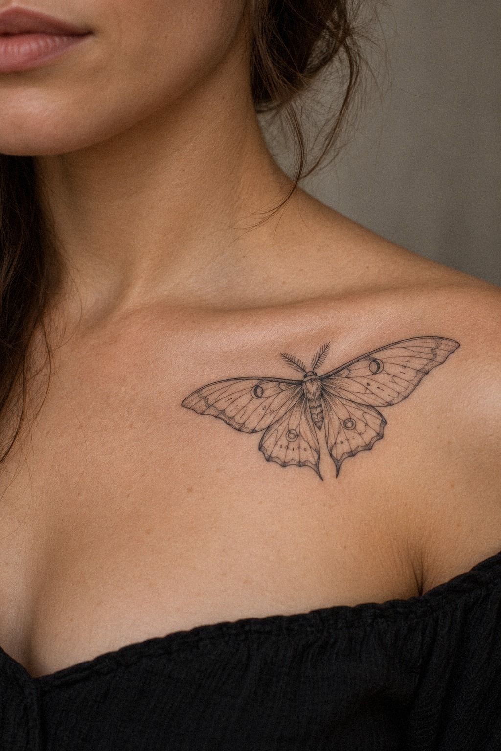 Open Wings Make the Upper Back Read Clearly