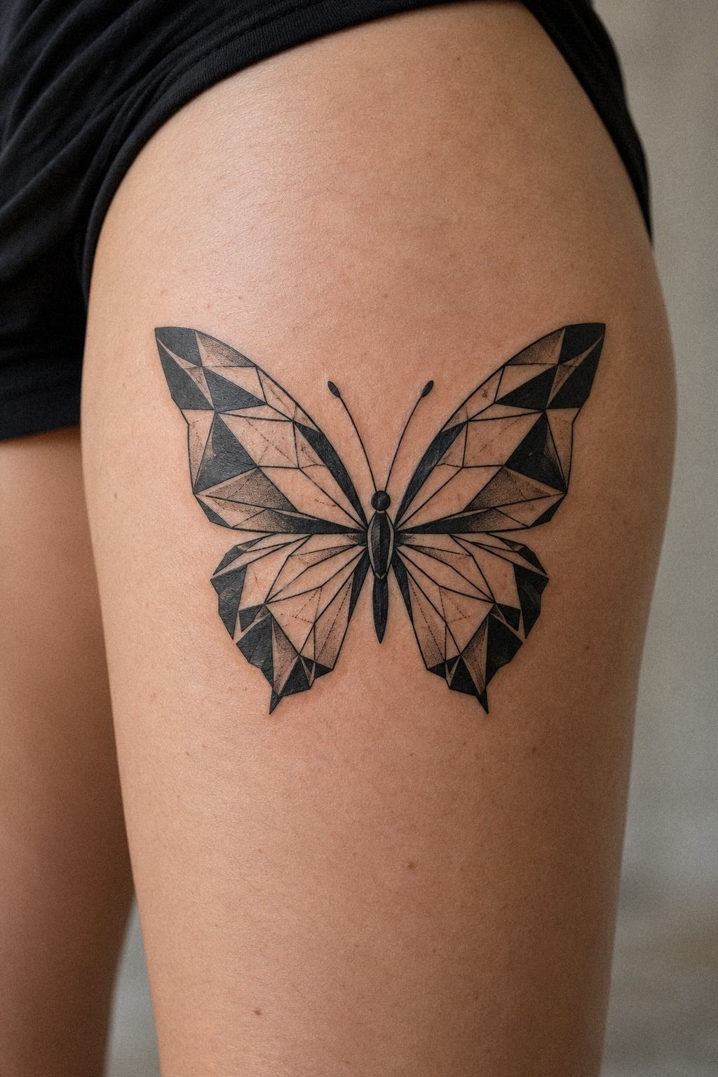 Tested the Butterfly Tattoo Placement